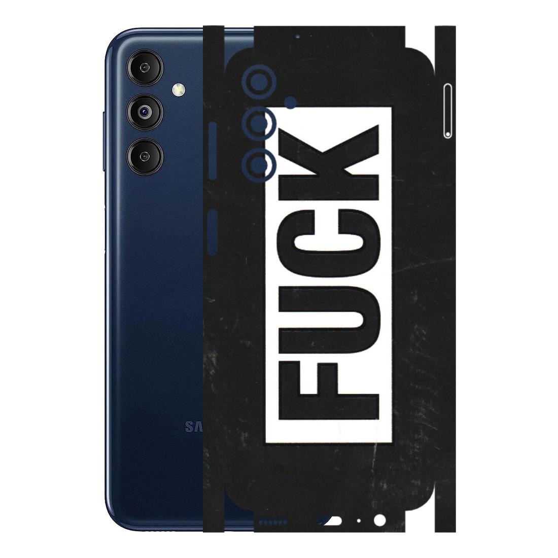 Samsung M/F/Note/Flip and C Phone Skins (All Models) - The F Word - 3D Embossed Finish (L-255) Samsung Galaxy M14 (5G)