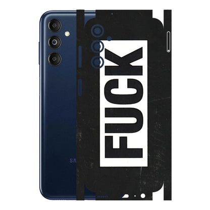 Samsung M/F/Note/Flip and C Phone Skins (All Models) - The F Word - 3D Embossed Finish (L-255) Samsung Galaxy M14 (5G)