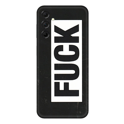 Samsung M/F/Note/Flip and C Phone Skins (All Models) - The F Word - 3D Embossed Finish (L-255) Samsung Galaxy M14 (5G)