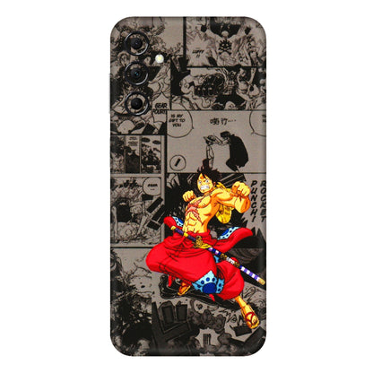 Samsung M/F/Note/Flip and C Phone Skins (All Models) - One Piece Rocket Punch Manga - 3D Embossed Finish (L-25) Samsung Galaxy M14 (5G)