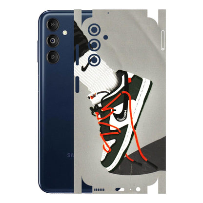 Samsung M/F/Note/Flip and C Phone Skins (All Models) - New Grey Sneaker - 3D Embossed Finish (L-261) Samsung Galaxy M14 (5G)