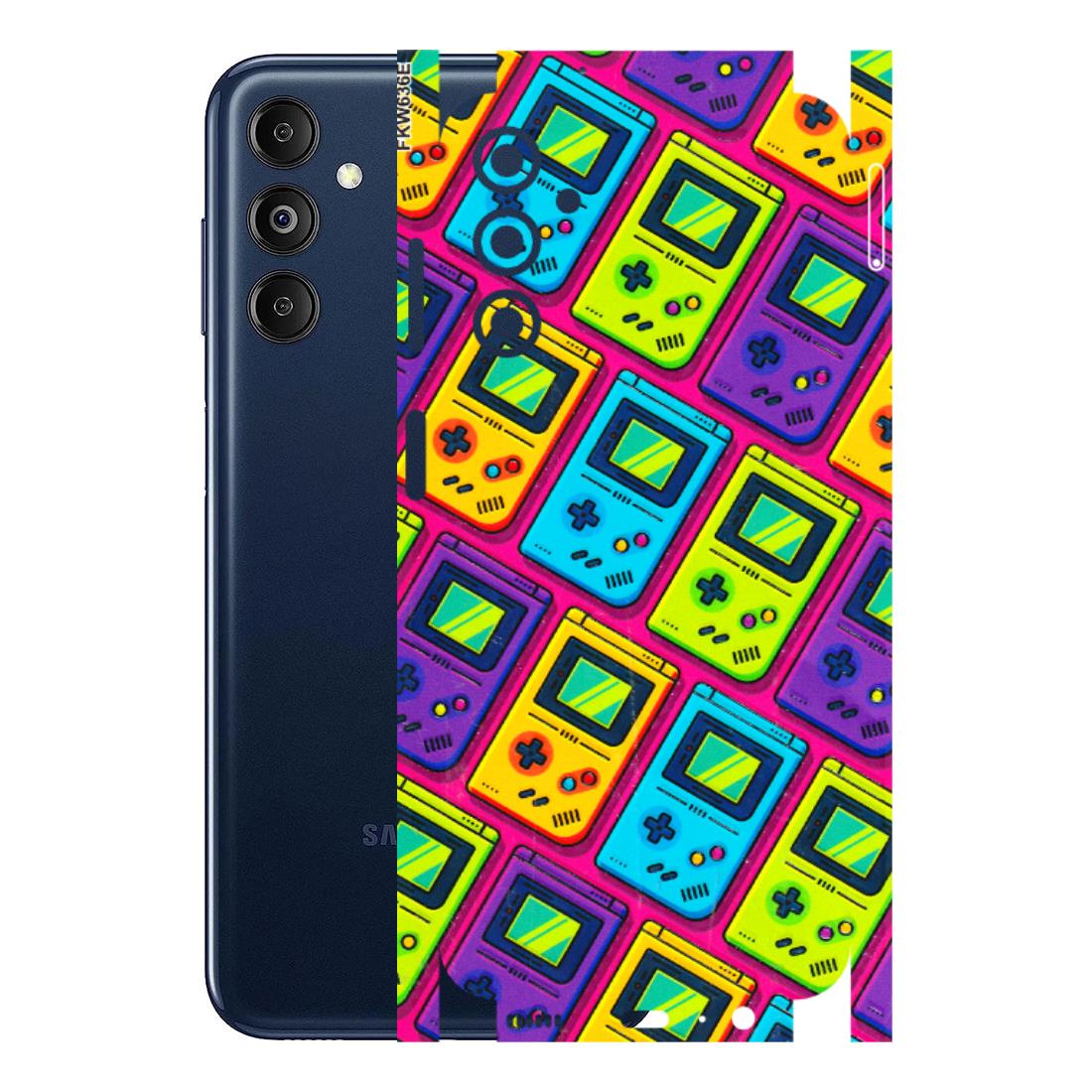 Samsung M/F/Note/Flip and C Phone Skins (All Models) - Gameboy Colourful - 3D Embossed Finish (L-266) Samsung Galaxy M14 (5G)