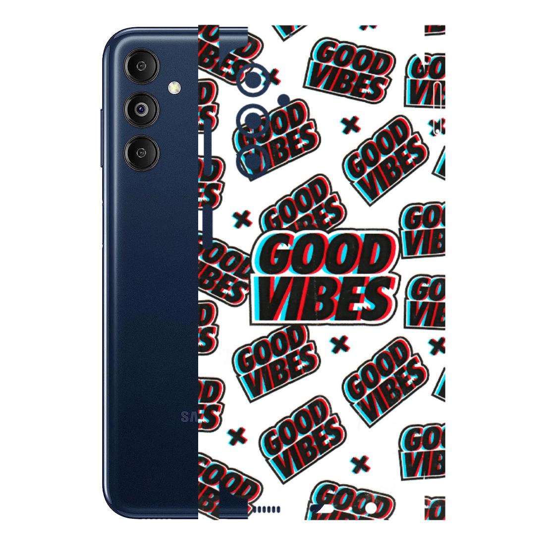 Samsung M/F/Note/Flip and C Phone Skins (All Models) - Good Vibes - 3D Embossed Finish (L-282) Samsung Galaxy M14 (5G)