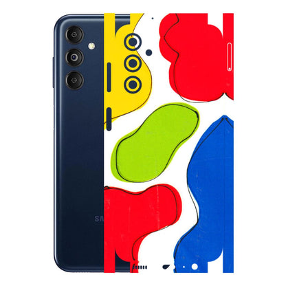 Samsung M/F/Note/Flip and C Phone Skins (All Models) - RGB Colour Paint - 3D Embossed Finish (L-284) Samsung Galaxy M14 (5G)