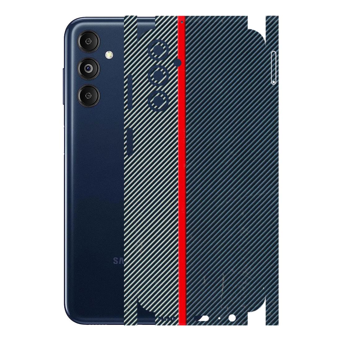 Samsung M/F/Note/Flip and C Phone Skins (All Models) - Blue Sober Lines - 3D Embossed Finish (L-305) Samsung Galaxy M14 (5G)