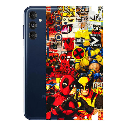 Samsung M/F/Note/Flip and C Phone Skins (All Models) - Spidy Wolverine - 3D Embossed Finish (L-310) Samsung Galaxy M14 (5G)