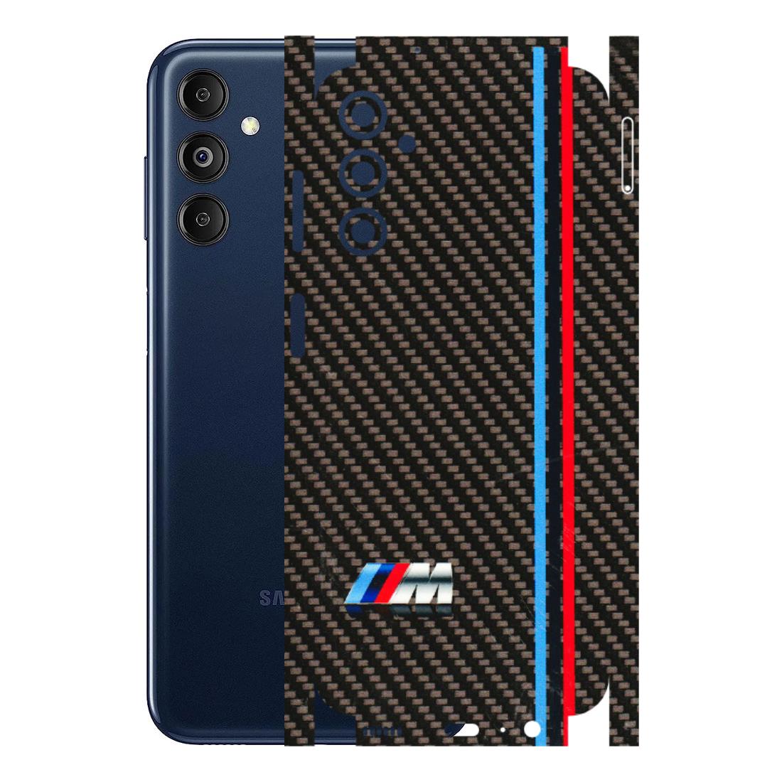 Samsung M/F/Note/Flip and C Phone Skins (All Models) - BM Carbon Fiber Feels - 3D Embossed Finish (L-38) Samsung Galaxy M14 (5G)