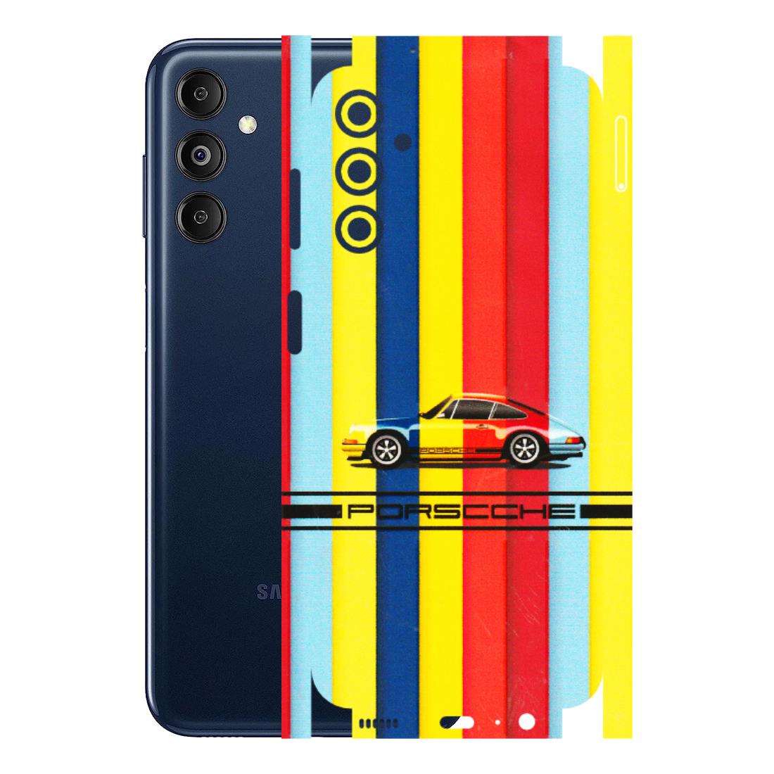 Samsung M/F/Note/Flip and C Phone Skins (All Models) - Multicolour Porche - 3D Embossed Finish (L-39) Samsung Galaxy M14 (5G)