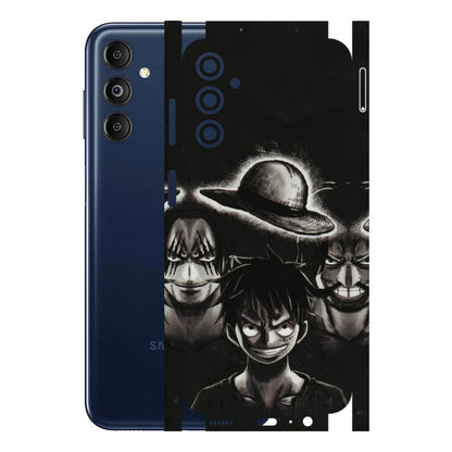 Samsung M/F/Note/Flip and C Phone Skins (All Models) - Black Luffy Hat - 3D Embossed Finish (L-57) Samsung Galaxy M14 (5G)