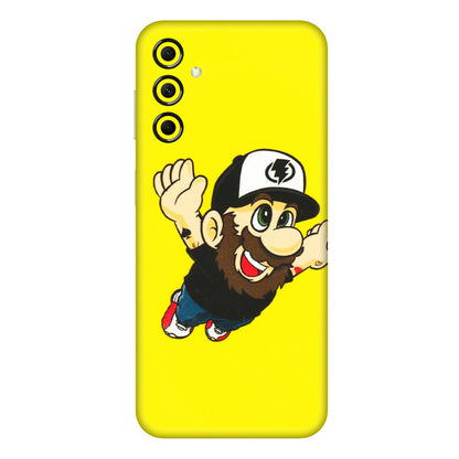 Samsung M/F/Note/Flip and C Phone Skins (All Models) - Flying Beardo - 3D Embossed Finish (L-60) Samsung Galaxy M14 (5G)