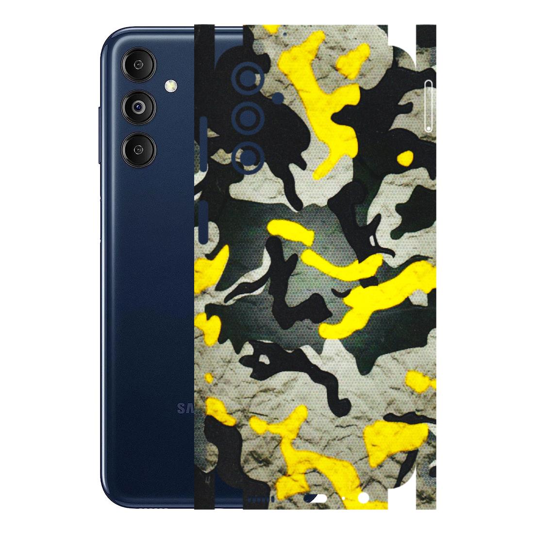 Samsung M/F/Note/Flip and C Phone Skins (All Models) - Yellow Camouflage - 3D Embossed Finish (L-61) Samsung Galaxy M14 (5G)