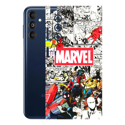 Samsung M/F/Note/Flip and C Phone Skins (All Models) - Marvel Colorful Comic - 3D Embossed Finish (L-64) Samsung Galaxy M14 (5G)