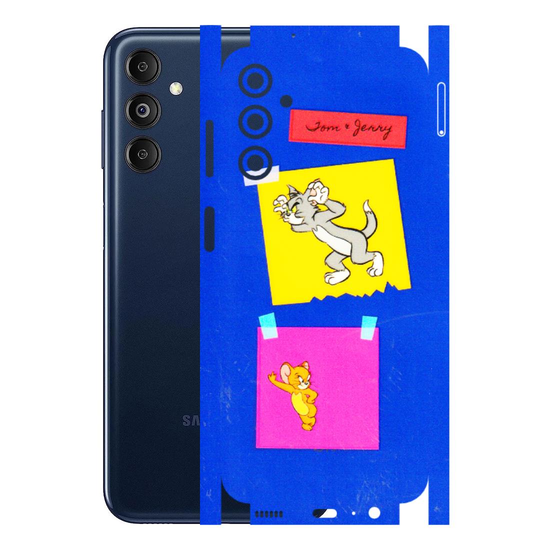 Samsung M/F/Note/Flip and C Phone Skins (All Models) - Tom N Jerry Sticky Notes - 3D Embossed Finish (L-88) Samsung Galaxy M14 (5G)