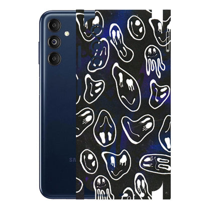 Samsung M/F/Note/Flip and C Phone Skins (All Models) - Distorted Smileys - 3D Embossed Finish (L-92) Samsung Galaxy M14 (5G)