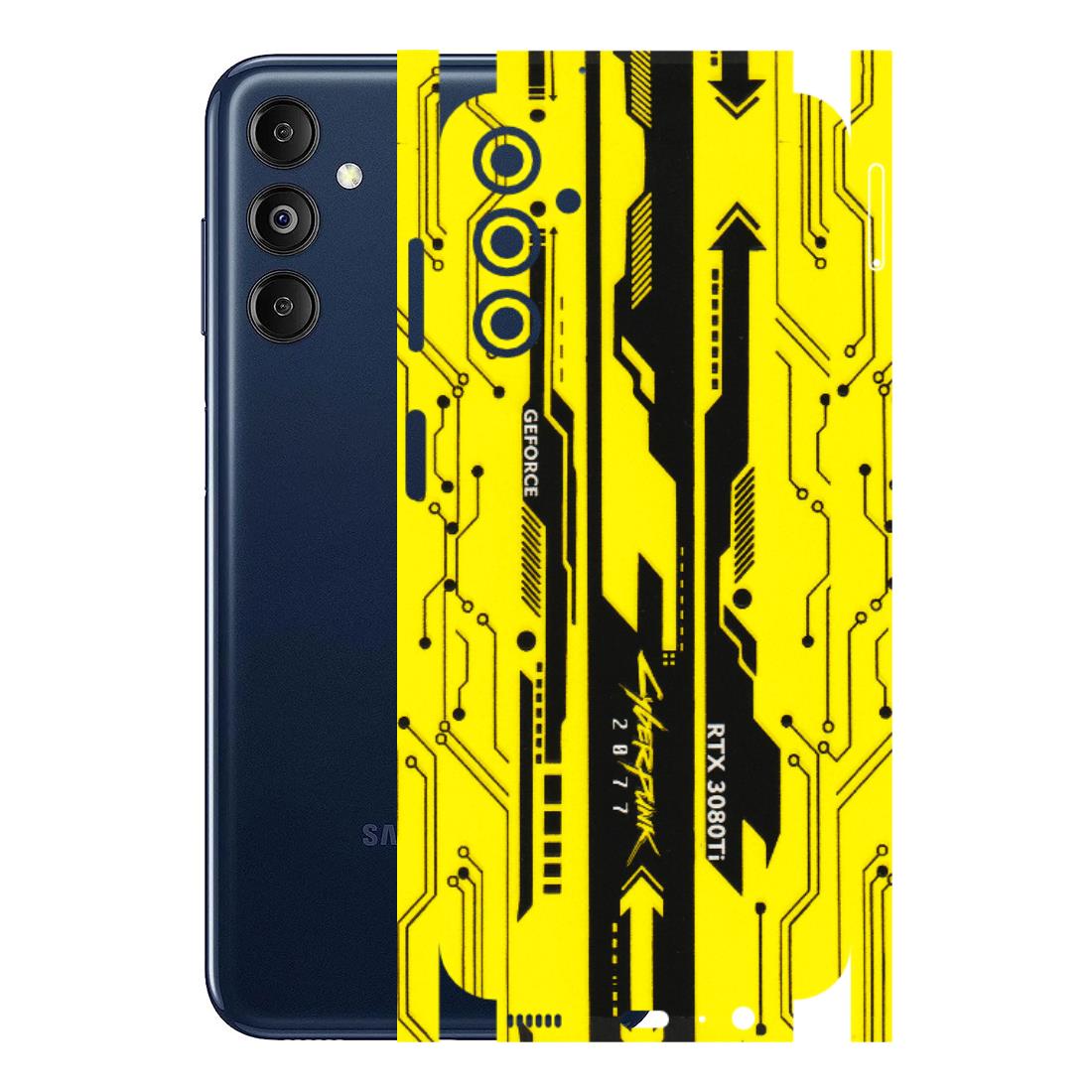 Samsung M/F/Note/Flip and C Phone Skins (All Models) - Yellow Cyberpunk - 3D Embossed Finish (L-93) Samsung Galaxy M14 (5G)