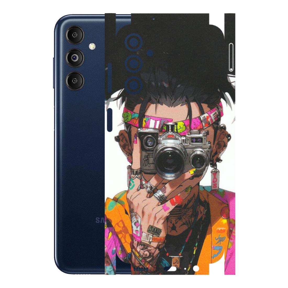 Samsung M/F/Note/Flip and C Phone Skins (All Models) - Camera Lover Girl - Matte Finish (M-09) Samsung Galaxy M14 (5G)