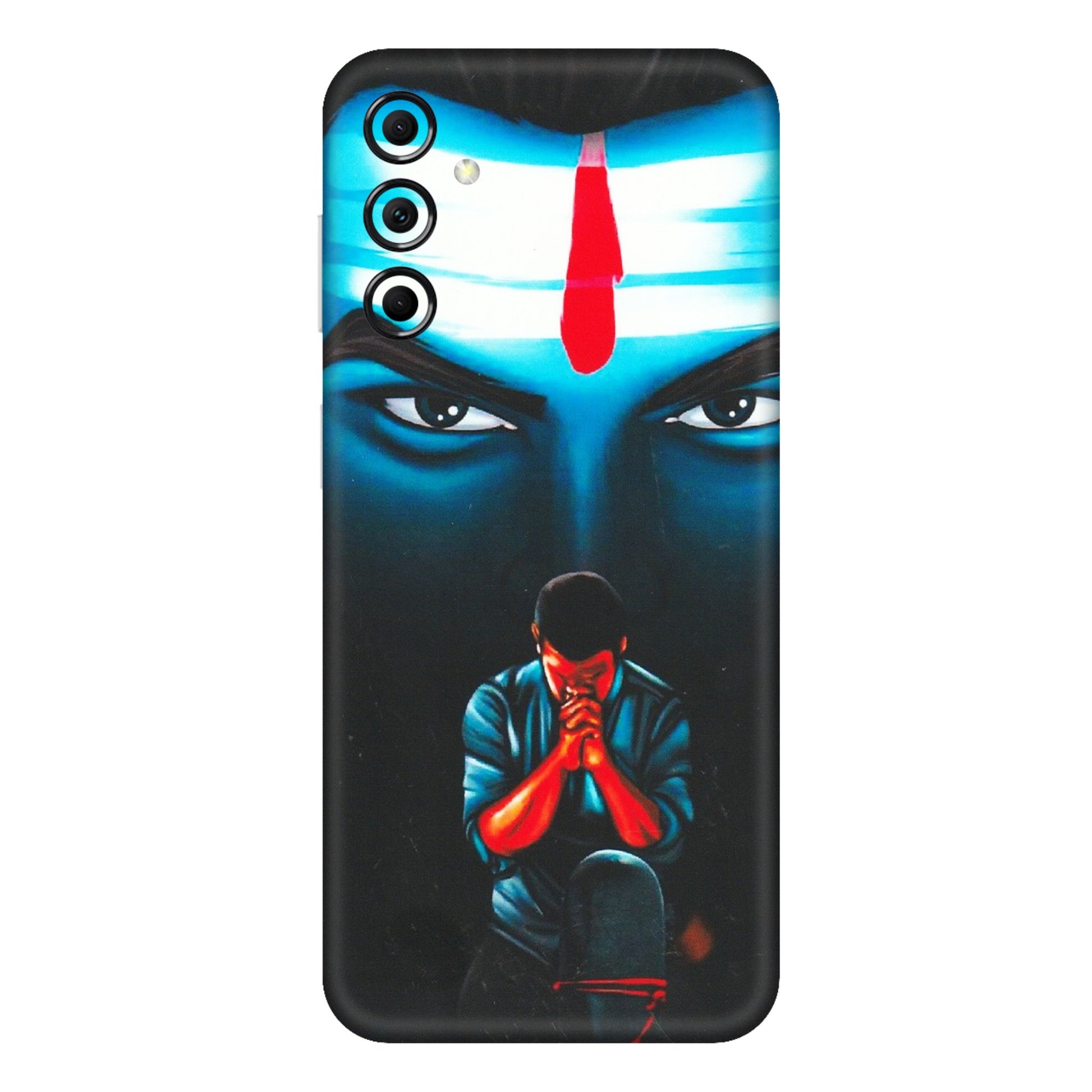Samsung M/F/Note/Flip and C Phone Skins (All Models) - Mahakal Bhakt - Matte Finish (M-112) Samsung Galaxy M14 (5G)