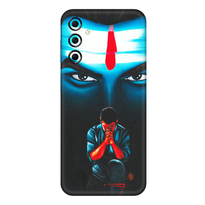 Samsung M/F/Note/Flip and C Phone Skins (All Models) - Mahakal Bhakt - Matte Finish (M-112) Samsung Galaxy M14 (5G)