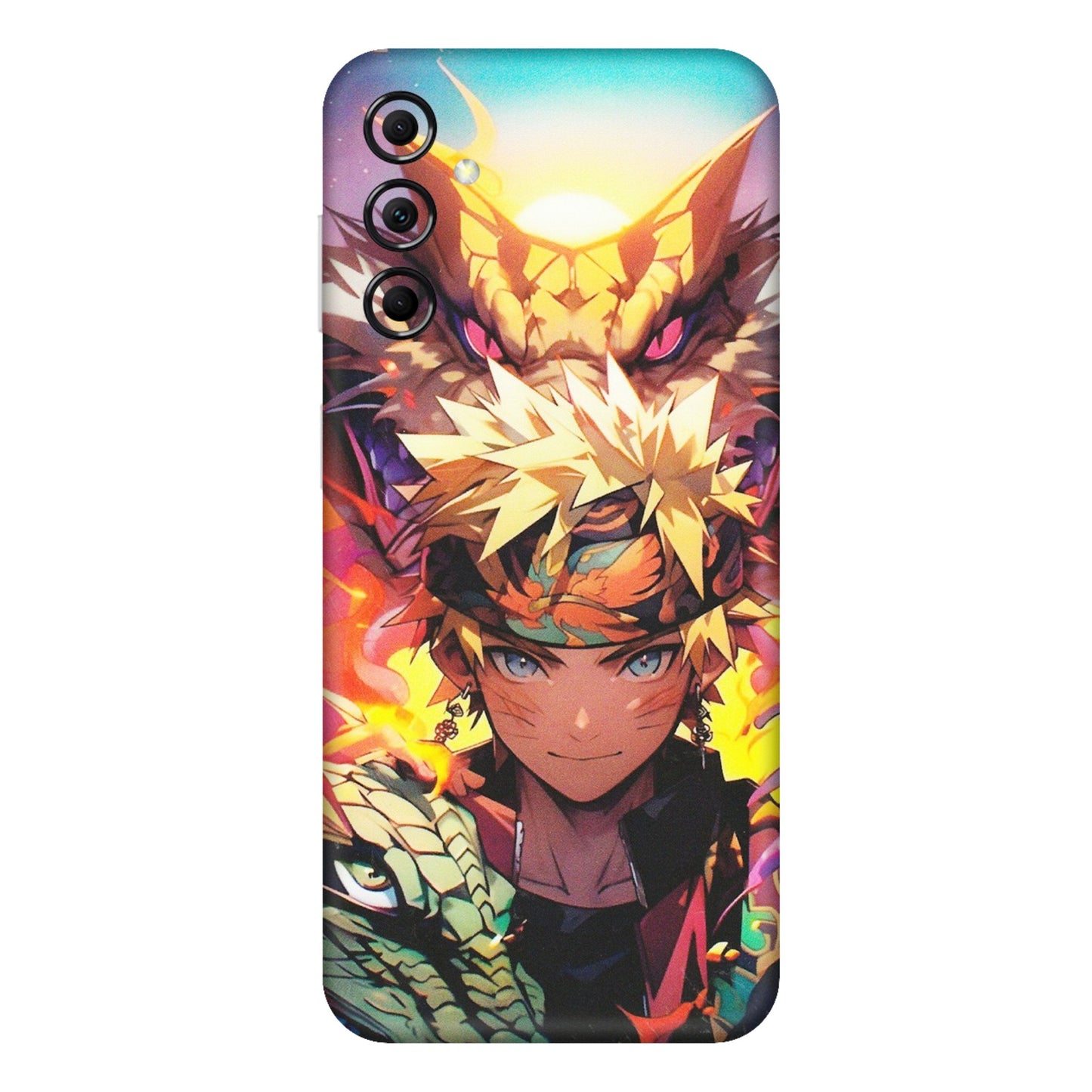 Samsung M/F/Note/Flip and C Phone Skins (All Models) - Angry Naruto Anime - Matte Finish (M-148) Samsung Galaxy M14 (5G)