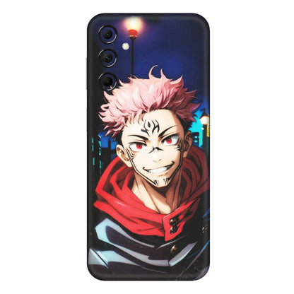 Samsung M/F/Note/Flip and C Phone Skins (All Models) - Yuji Itadori Funny Face Anime - Matte Finish (M-152) Samsung Galaxy M14 (5G)