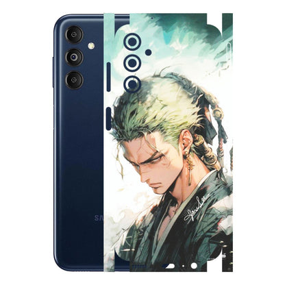 Samsung M/F/Note/Flip and C Phone Skins (All Models) - Pirate Hunter One Piece Anime - Matte Finish (M-157) Samsung Galaxy M14 (5G)
