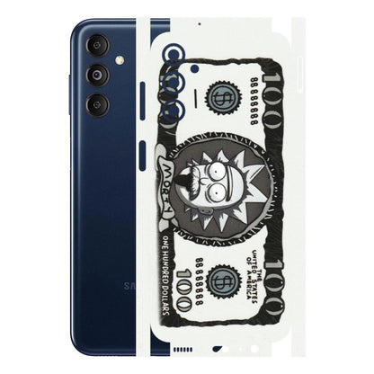 Samsung M/F/Note/Flip and C Phone Skins (All Models) - Rick And Morty Hundred Dollar Anime - Matte Finish (M-161) Samsung Galaxy M14 (5G)