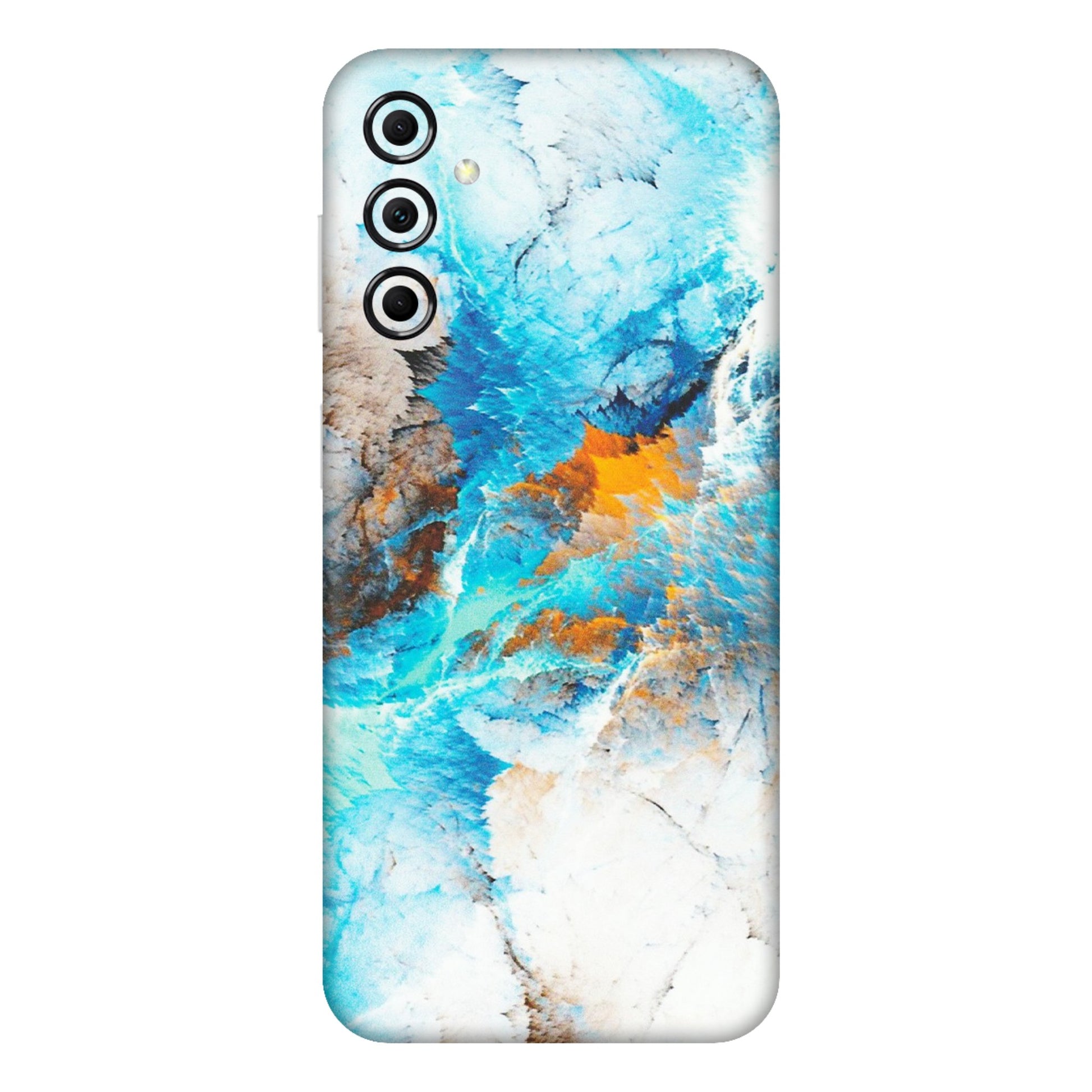 Samsung M/F/Note/Flip and C Phone Skins (All Models) - Blue Waves Abstract - Matte Finish (M-19) Samsung Galaxy M14 (5G)