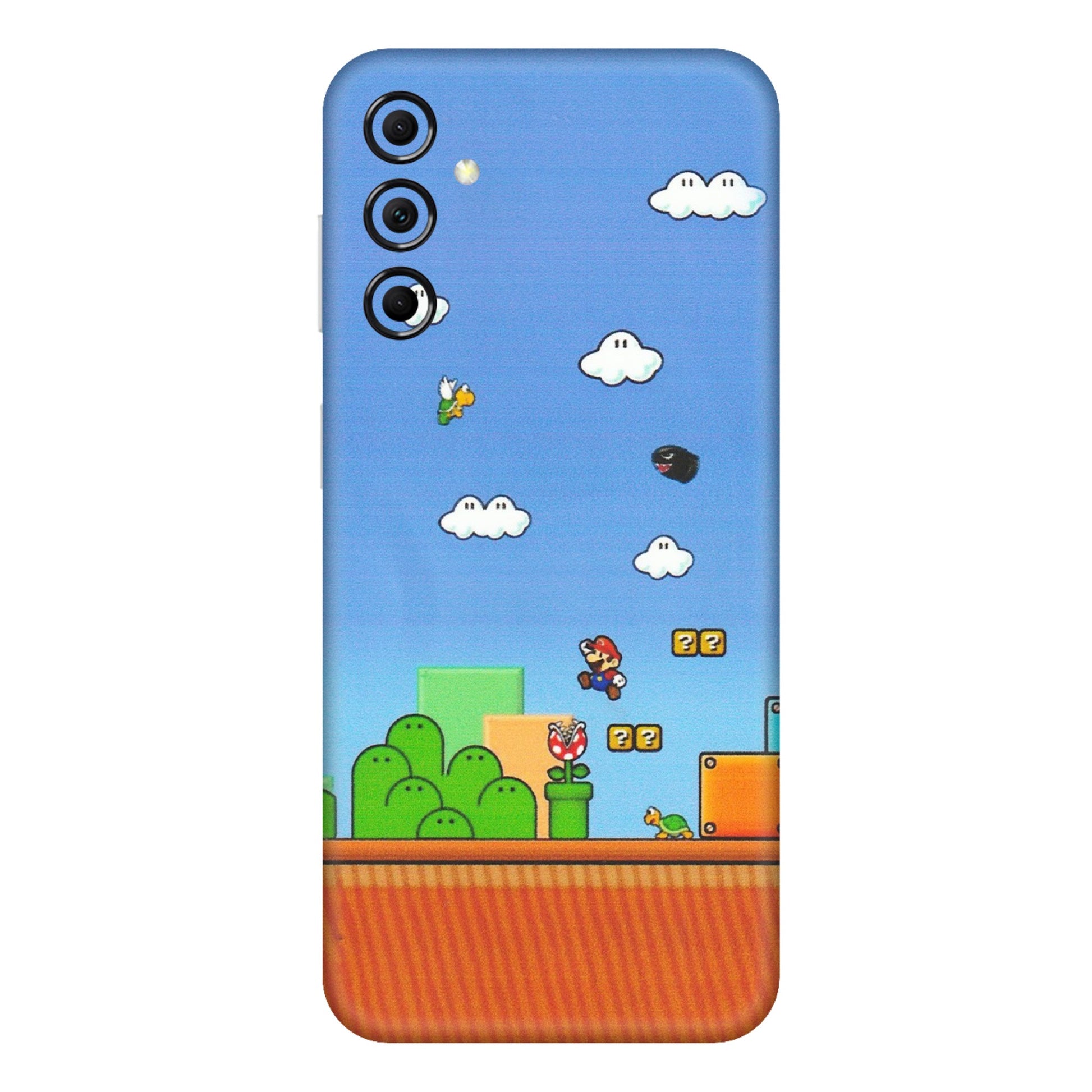 Samsung M/F/Note/Flip and C Phone Skins (All Models) - Mario Game Scene - Matte Finish (M-24) Samsung Galaxy M14 (5G)
