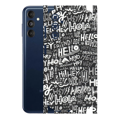Samsung M/F/Note/Flip and C Phone Skins (All Models) - Hi Hello Doodles - Matte Finish (M-25) Samsung Galaxy M14 (5G)