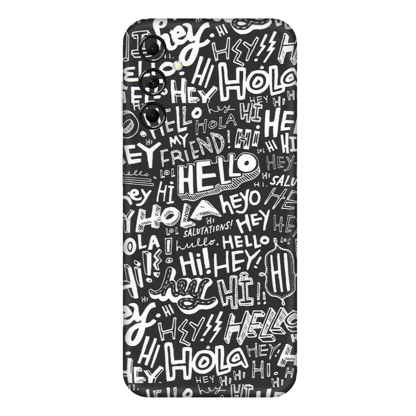 Samsung M/F/Note/Flip and C Phone Skins (All Models) - Hi Hello Doodles - Matte Finish (M-25) Samsung Galaxy M14 (5G)