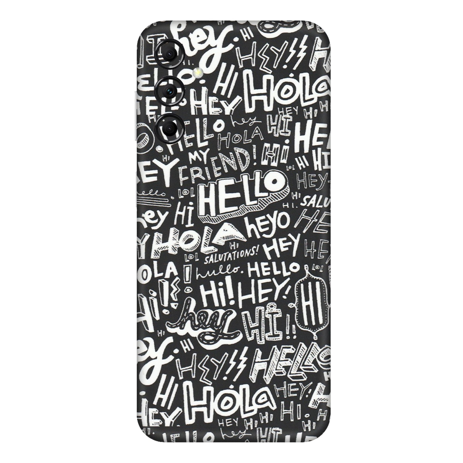 Samsung M/F/Note/Flip and C Phone Skins (All Models) - Hi Hello Doodles - Matte Finish (M-25) Samsung Galaxy M14 (5G)