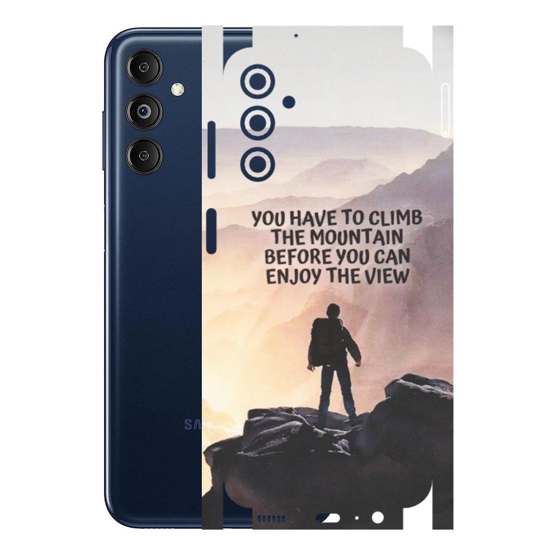 Samsung M/F/Note/Flip and C Phone Skins (All Models) - Motivational Hiking Mountain - Matte Finish (M-28) Samsung Galaxy M14 (5G)