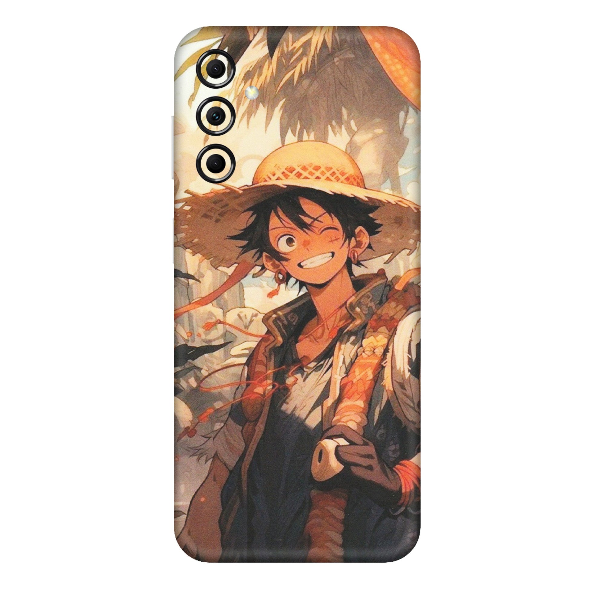 Samsung M/F/Note/Flip and C Phone Skins (All Models) - Anime Character Smile - Matte Finish (M-33) Samsung Galaxy M14 (5G)