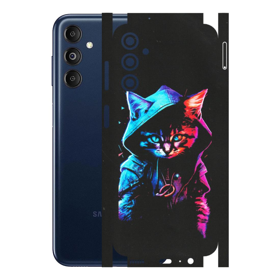 Samsung M/F/Note/Flip and C Phone Skins (All Models) - Cyberpunk Cat - Matte Finish (M-45) Samsung Galaxy M14 (5G)