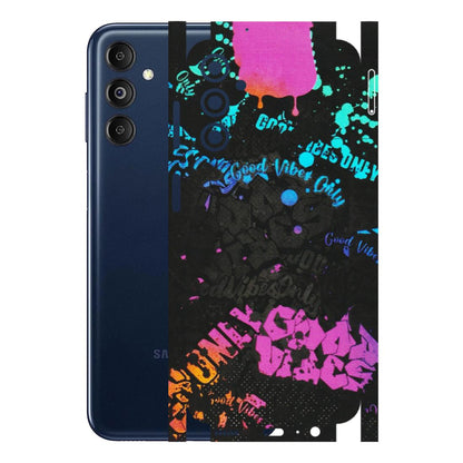Samsung M/F/Note/Flip and C Phone Skins (All Models) - Majestic Black Vibes - Matte Finish (M-62) Samsung Galaxy M14 (5G)