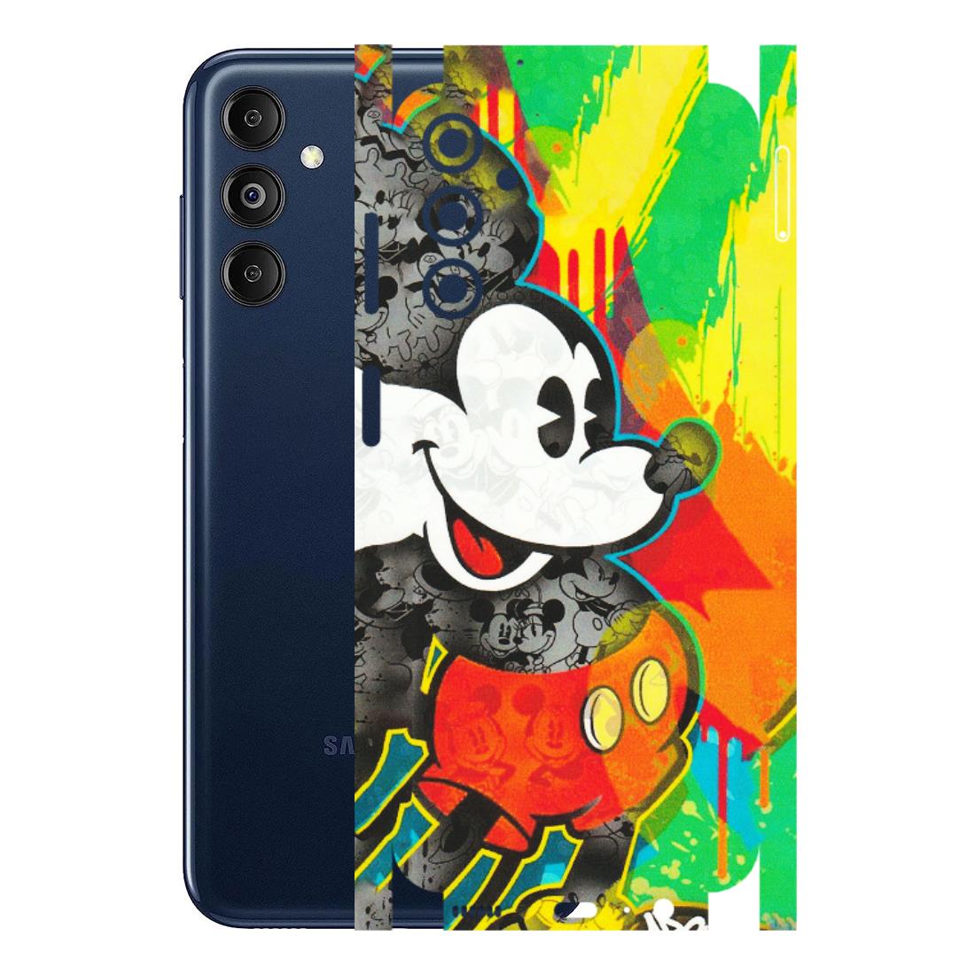 Samsung M/F/Note/Flip and C Phone Skins (All Models) - Multiple Mickey With Colourful Texture - Matte Finish (M-84) Samsung Galaxy M14 (5G)