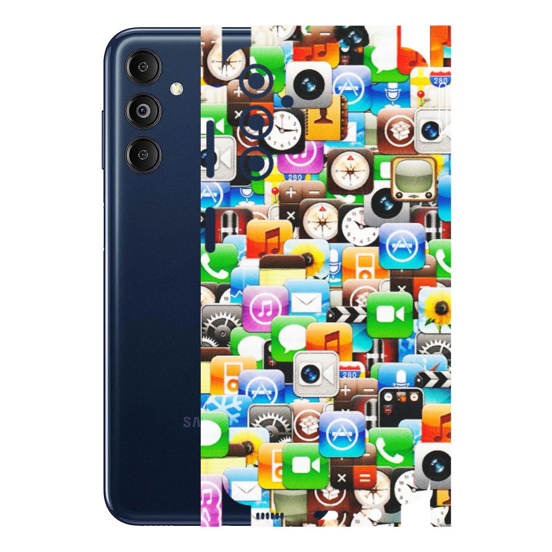 Samsung M/F/Note/Flip and C Phone Skins (All Models) - All Apple Icons - Matte Finish (M-93) Samsung Galaxy M14 (5G)