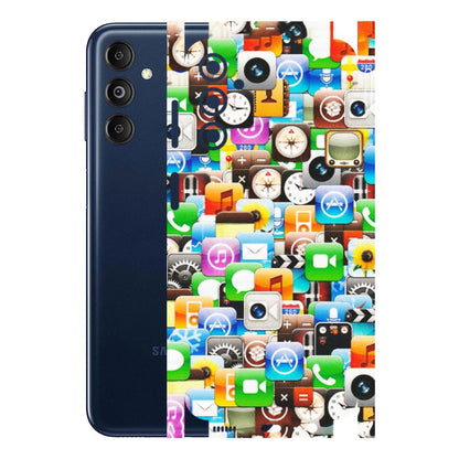 Samsung M/F/Note/Flip and C Phone Skins (All Models) - All Apple Icons - Matte Finish (M-93) Samsung Galaxy M14 (5G)
