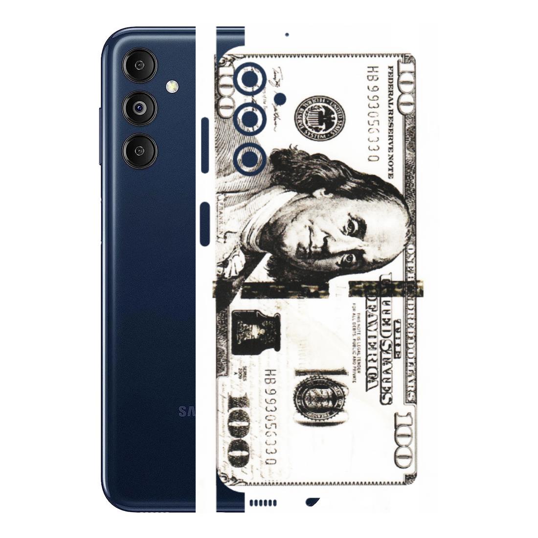 Samsung M/F/Note/Flip and C Phone Skins (All Models) - 100 Dollar Currency - Transparent Finish (T-01) Samsung Galaxy M14 (5G)