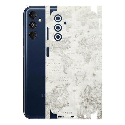 Samsung M/F/Note/Flip and C Phone Skins (All Models) - World Travel Map - Transparent Finish (T-04) Samsung Galaxy M14 (5G)