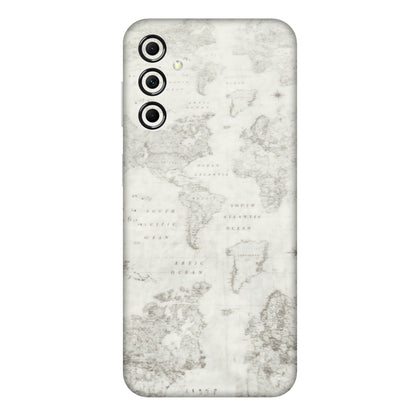 Samsung M/F/Note/Flip and C Phone Skins (All Models) - World Travel Map - Transparent Finish (T-04) Samsung Galaxy M14 (5G)
