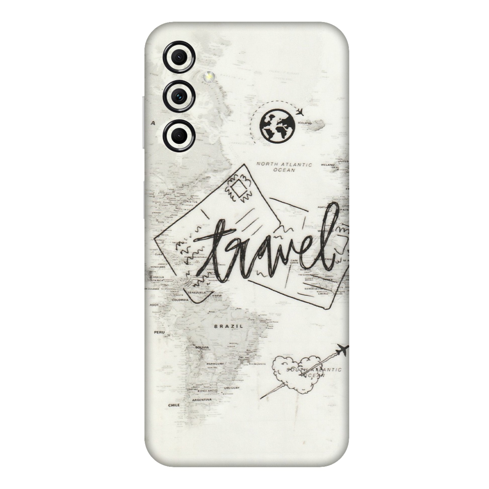 Samsung M/F/Note/Flip and C Phone Skins (All Models) - Travel Ticket - Transparent Finish (T-06) Samsung Galaxy M14 (5G)