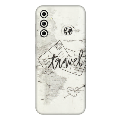 Samsung M/F/Note/Flip and C Phone Skins (All Models) - Travel Ticket - Transparent Finish (T-06) Samsung Galaxy M14 (5G)
