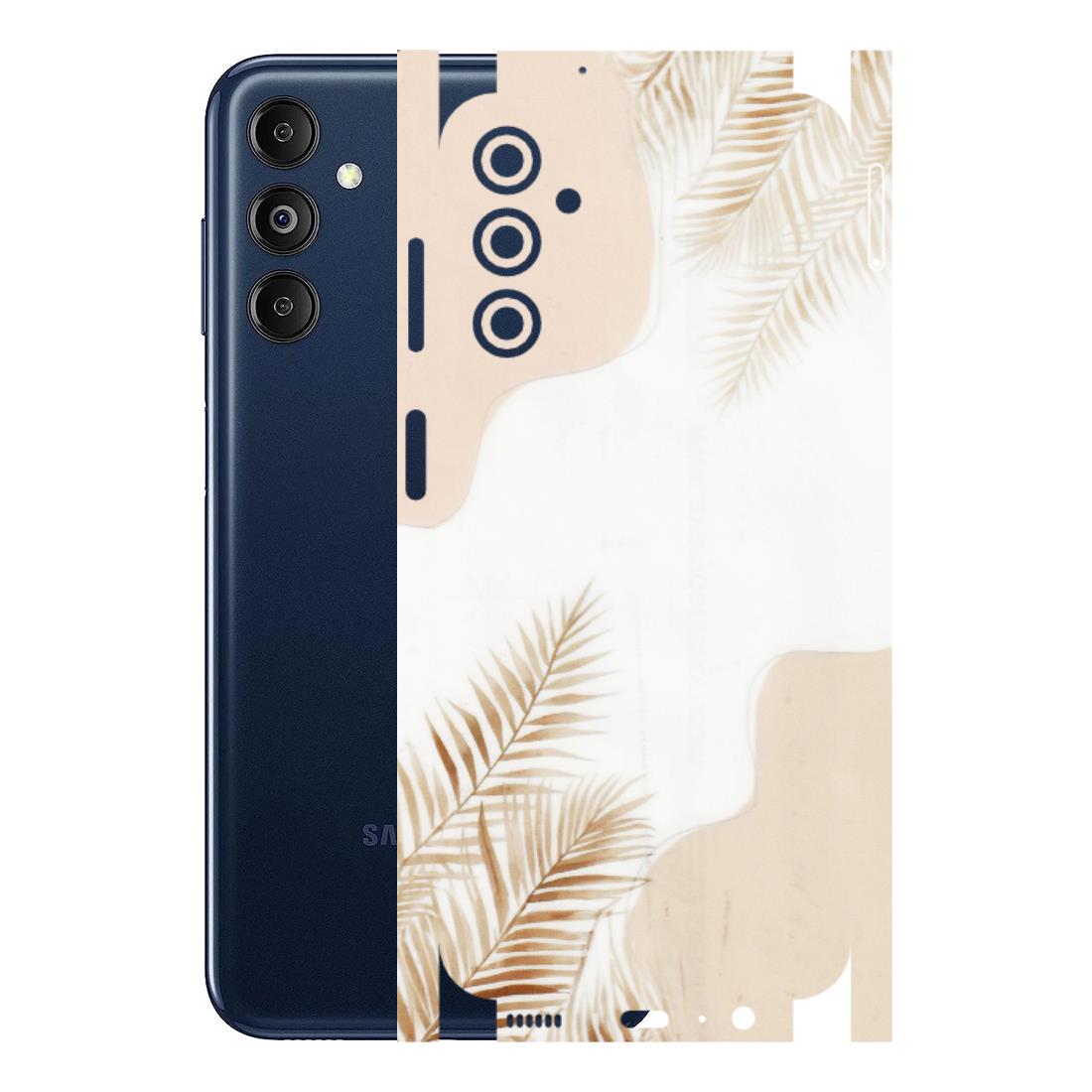 Samsung M/F/Note/Flip and C Phone Skins (All Models) - Gold Petals Abstract - Transparent Finish (T-08) Samsung Galaxy M14 (5G)