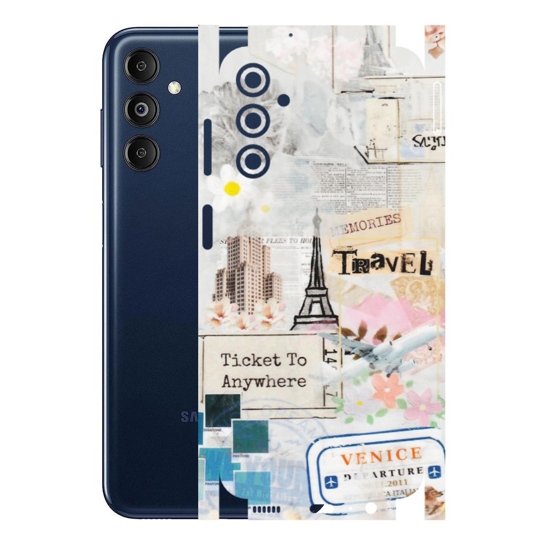 Samsung M/F/Note/Flip and C Phone Skins (All Models) - Travel Memories - Transparent Finish (T-09) Samsung Galaxy M14 (5G)