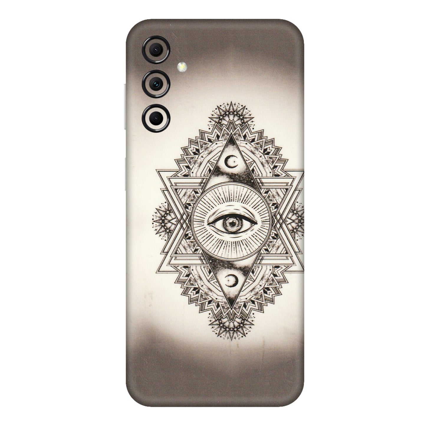 Samsung M/F/Note/Flip and C Phone Skins (All Models) - Illuminati Great Eye - Transparent Finish (T-14) Samsung Galaxy M14 (5G)