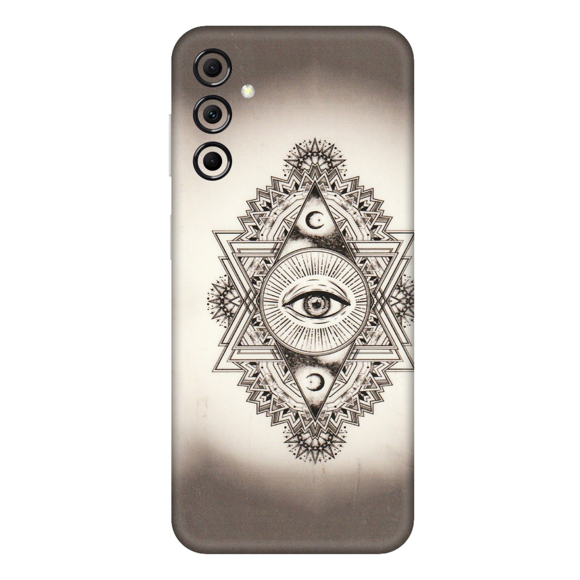 Samsung M/F/Note/Flip and C Phone Skins (All Models) - Illuminati Great Eye - Transparent Finish (T-14) Samsung Galaxy M14 (5G)
