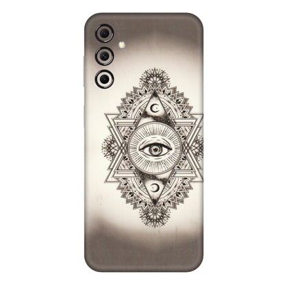 Samsung M/F/Note/Flip and C Phone Skins (All Models) - Illuminati Great Eye - Transparent Finish (T-14) Samsung Galaxy M14 (5G)