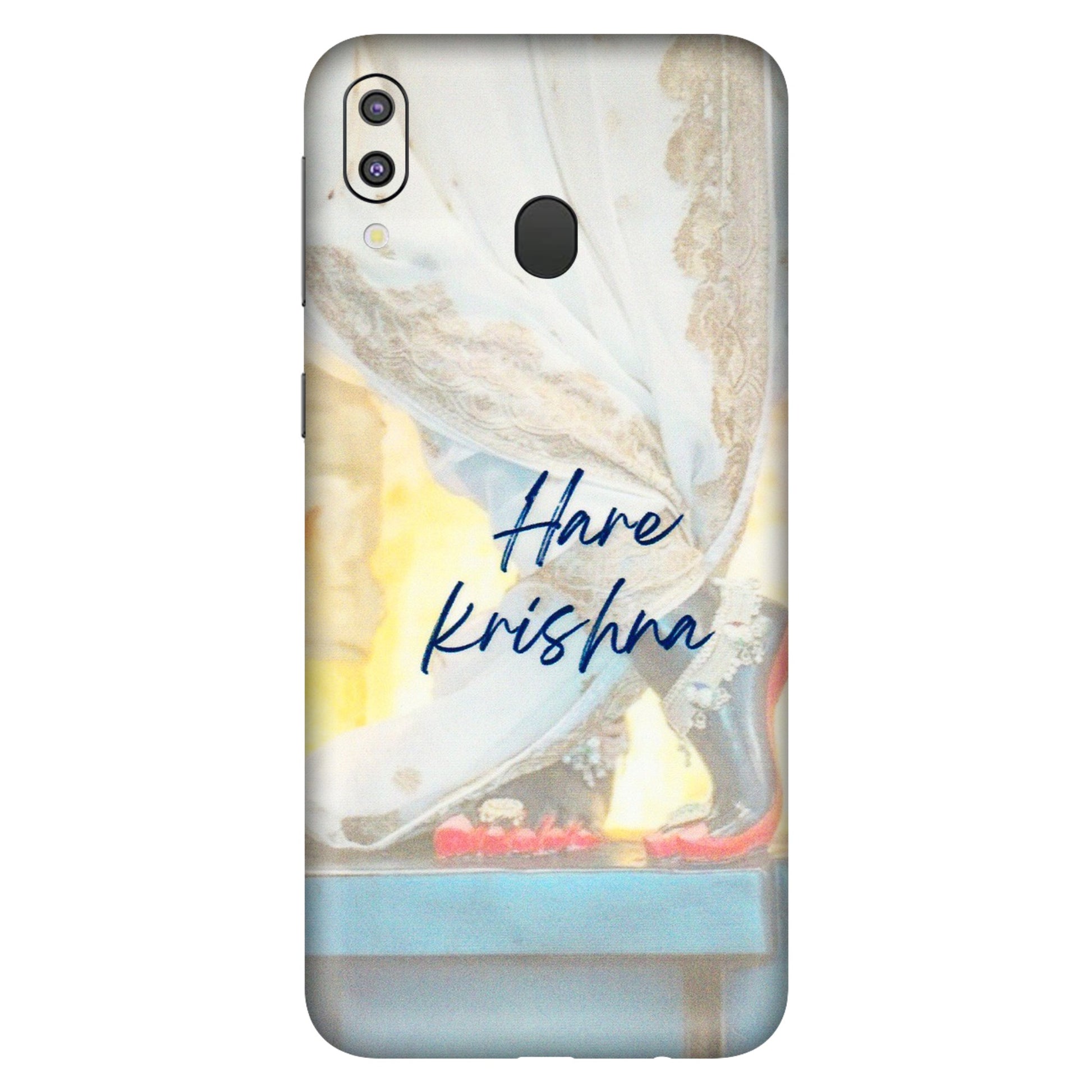 Samsung M/F/Note/Flip and C Phone Skins (All Models) - Hare Krishna - 3D Embossed Finish (L-03) Samsung Galaxy M20