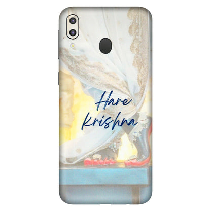 Samsung M/F/Note/Flip and C Phone Skins (All Models) - Hare Krishna - 3D Embossed Finish (L-03) Samsung Galaxy M20